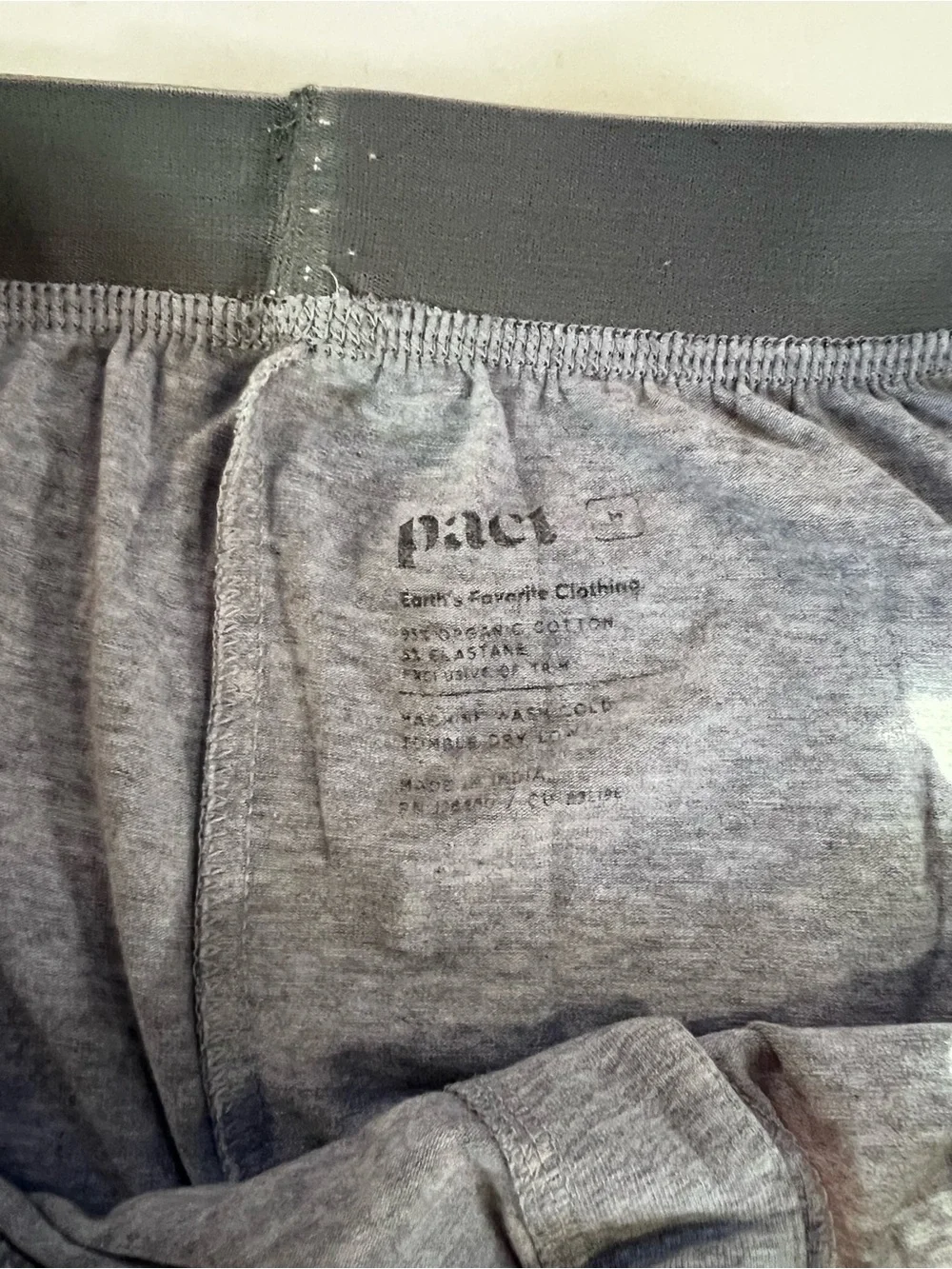 Men's Gray Organic Cotton